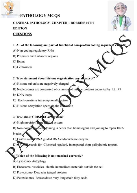 Download Robbins General Pathology Mcqs And Answers Full Online 