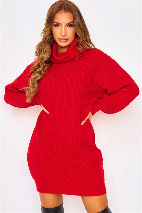 robe pull rouge