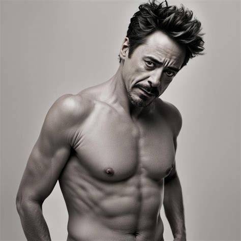 robert downey jr nude