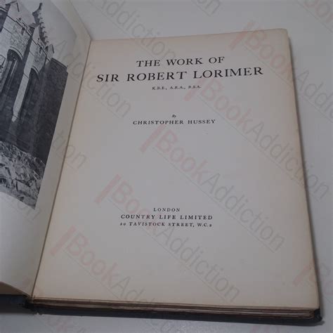 robert lorimer biography