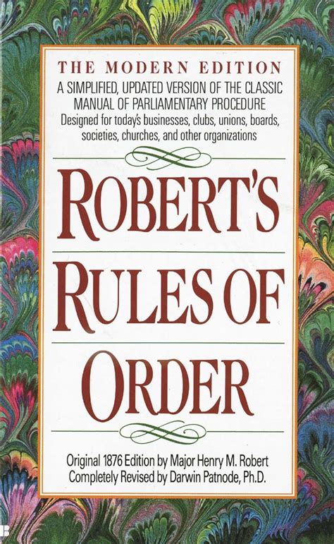 Robert Rules Of Order