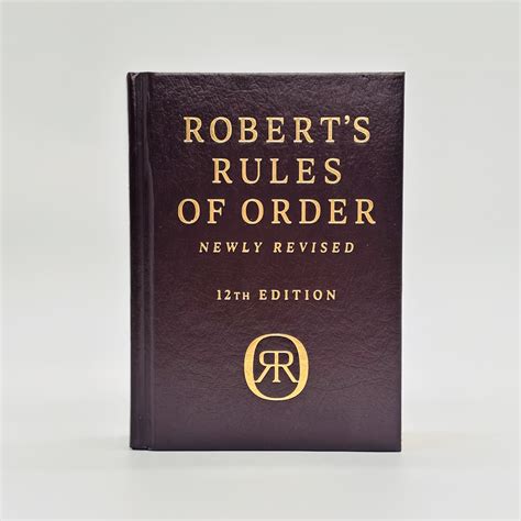 Roberts Rules Newly Revised