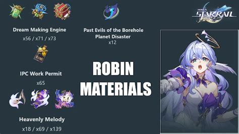 Robin Ascension Materials