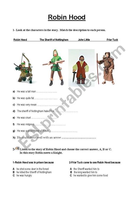 Robin Hood Lesson