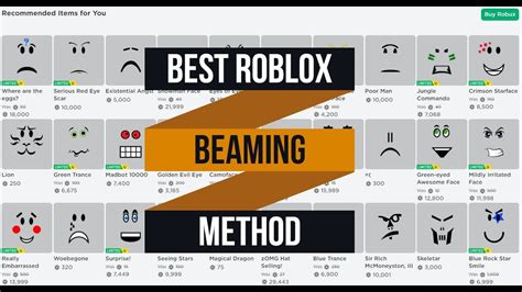 Roblox Beaming Methods