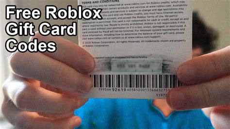 roblox card code free