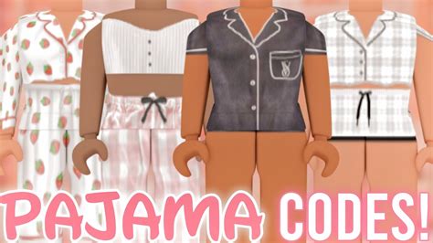 roblox girl codes for pajamas