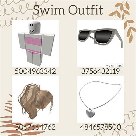 roblox girl swimsuit id codes 2022