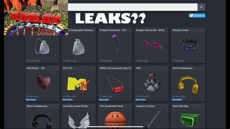 roblox leaks