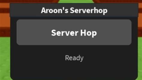 Roblox Serverhop Script