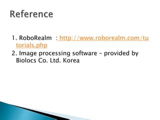 Full Download Roborealm Image Processing Pdfslibforyou 