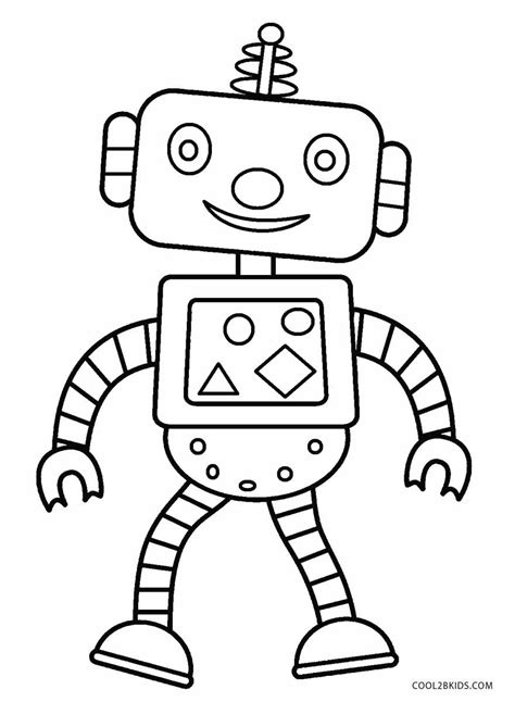 robot coloring pages