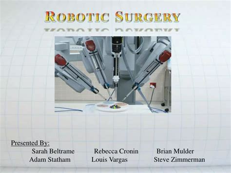 Full Download Robotic Surgery Ppt 