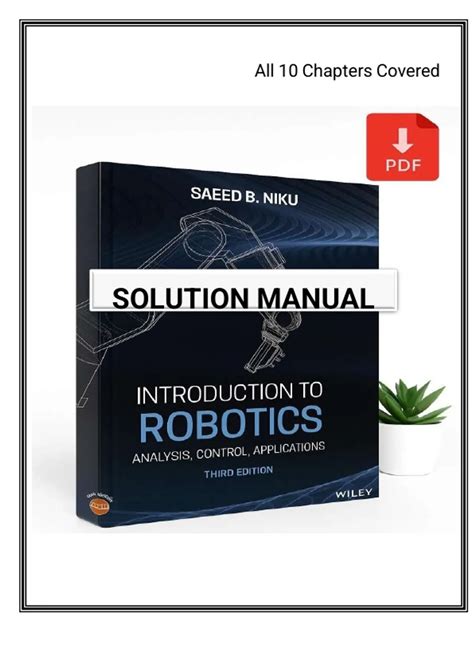 robotics saeed niku solution