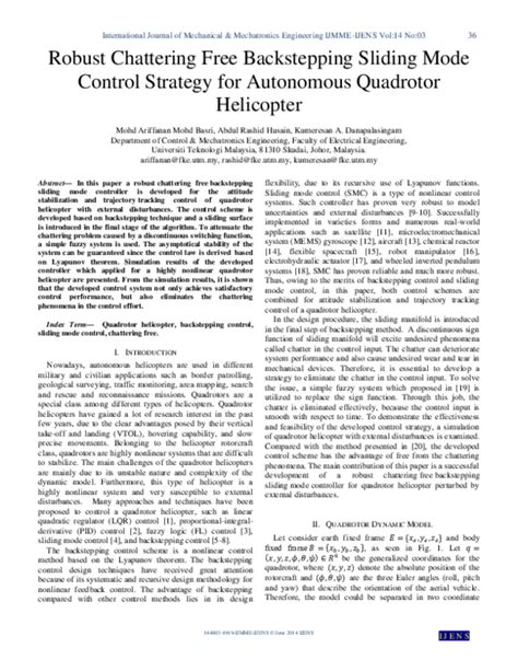 Read Robust Chattering Free Backstepping Sliding Mode Control 