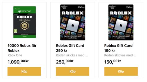 robux presentkort
