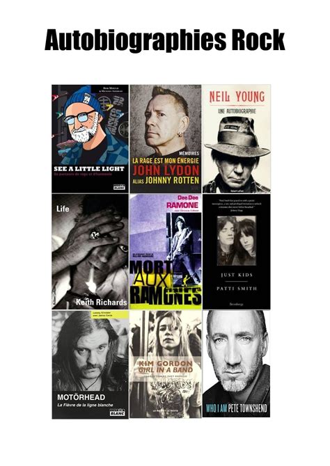 rock autobiographies