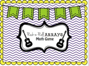 Rock N Roll Arrays Math Game By Made Rock N Learn Math - Rock N Learn Math