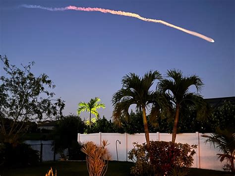 rocket launch tonight florida