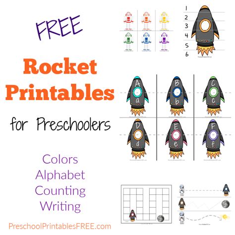 Rocket Preschool Printable Activities Free Rocket Math Printable - Rocket Math Printable