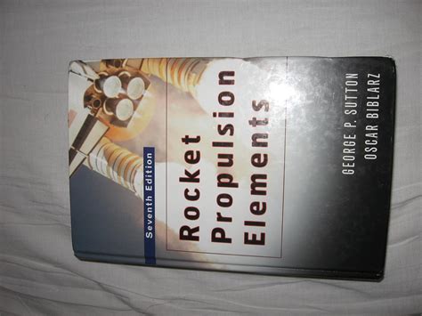 Rocket Propulsion Elements 7th Edition