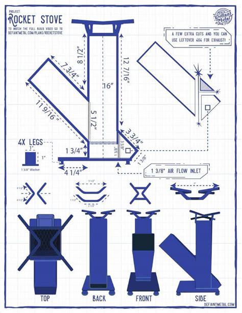 Rocket Stove Design Plans