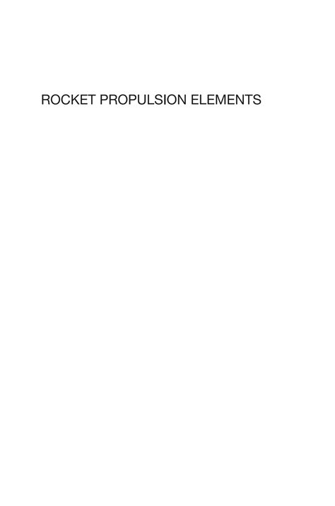 Full Download Rocket Propulsion Elements 8Th Ed Solution Manual 