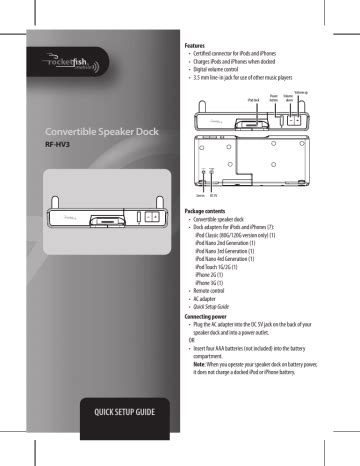 Download Rocketfish Rf Hv3 User Guide 