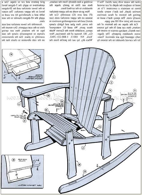 Rocking Adirondack Chair Plans Pdf