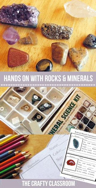 Rocks Amp Minerals The Crafty Classroom Science Kids Rocks And Minerals - Science Kids Rocks And Minerals
