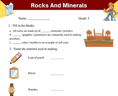 Rocks And Minerals Witknowlearn Rock And Minerals Worksheet Answer Key - Rock And Minerals Worksheet Answer Key