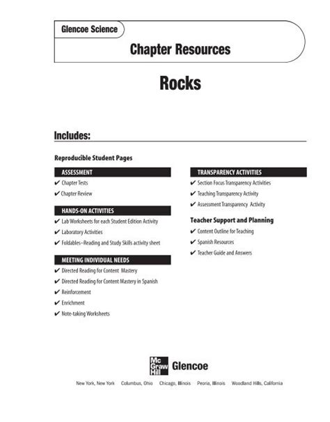 Full Download Rocks Chapter 3 Answers 
