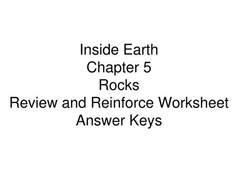Full Download Rocks Review And Reinforce Answers 