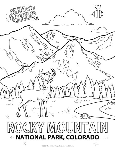 Rocky Mountains Coloring Page Coloring Nation Rocky Mountains Coloring Page - Rocky Mountains Coloring Page