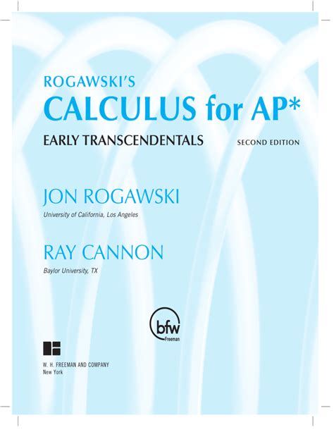 rogawski s calculus for ap second edition solutions manual
