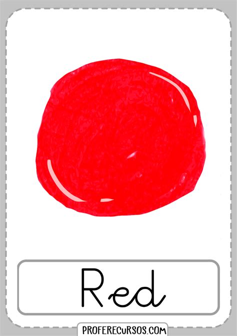 Rojo En Ingles