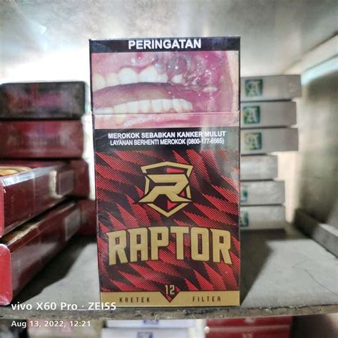 ROKOK RAPTOR - KEMASAN BUNGKUS ROKOK RAPTOR OKTOBER 2022