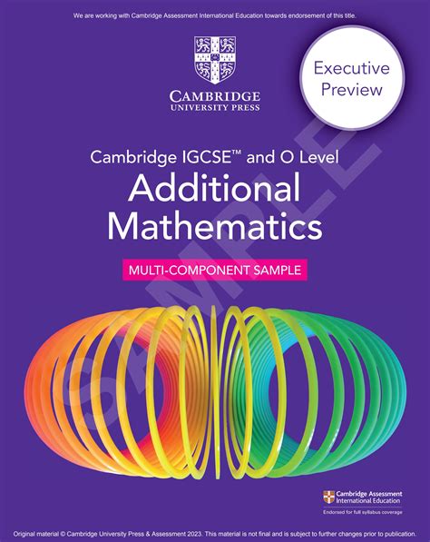 Role Of Igcse Additional Mathematics In Advanced Studies Additional Math - Additional Math