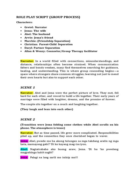 Role Play Script