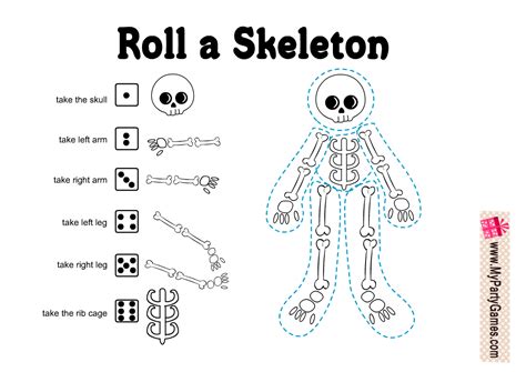 Roll A Skeleton Game The Book Summary Skeleton Tower Worksheet Answers - Skeleton Tower Worksheet Answers