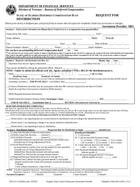 rollover into/out State of Florida Deferred Compensation Plan Doc