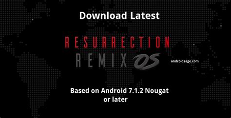 Full Download Rom Jfltexx Resurrection Remix Nougat Version 5 8 3 