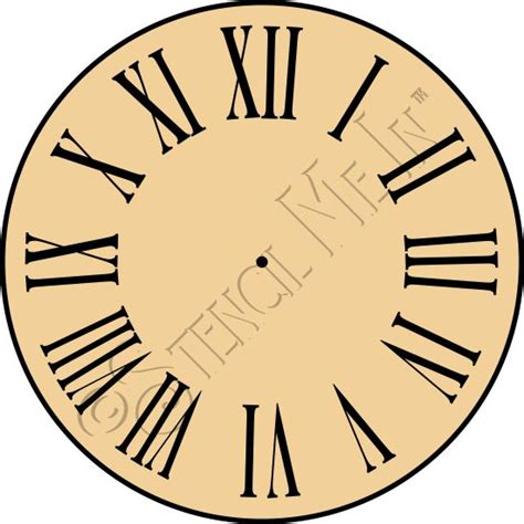 Roman Numeral Clock Face Besttemplatess123 Besttemplatess123 Square Clock Face Template - Square Clock Face Template