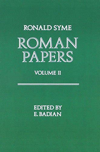 Roman Papers Volume 1: V