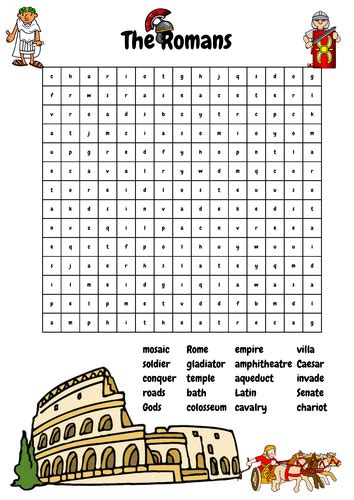 Romans Wordsearch