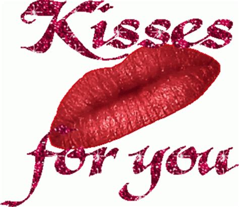 romantic cheek kisses gif
