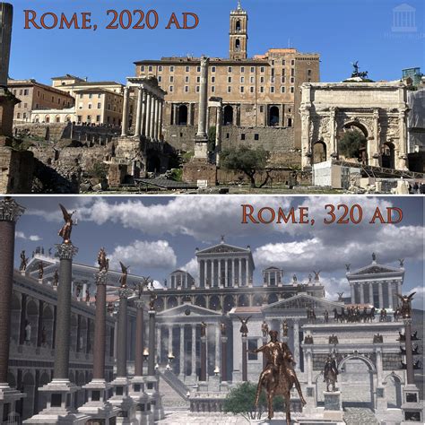 Full Download Rome Then And Now 