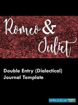 Full Download Romeo And Juliet Act 3 Dialectical Journal 