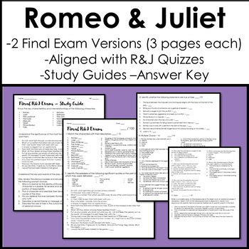 Read Romeo And Juliet Study Guide Key 