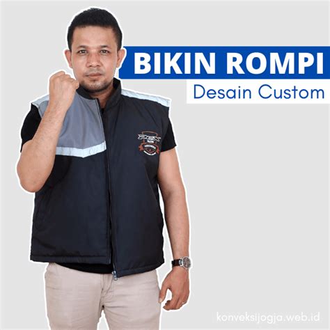 Rompi Custom  Rompi Bikin Co Konveksi - Rompi Custom